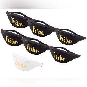 Pop Fizz Designs Bachelorette Party Fanny Packs — ‘Bride Tribe’